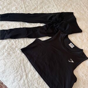 Gymshark Black Activewear Set